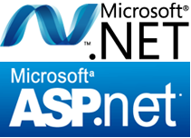 CLICK ME! Microsoft dot net logo
