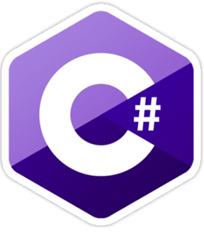 CLICK ME! C sharp logo