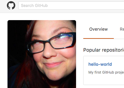 photo of github profile