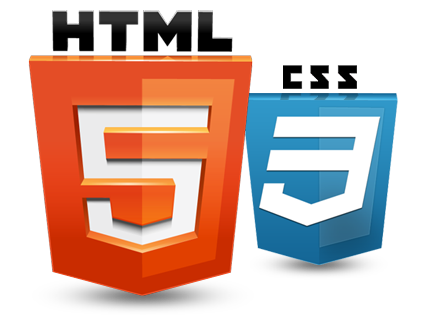 CLICK ME! HTML5 and CSS3 logo